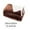 Coffee, variant on 63X51In Thick Flannel Lamb Wool Composite Double Blanket Leisure Blanket Gift