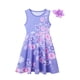 thumbnail image 1 of 2023 verano bebé niñas Elsa Anna vestido sirena dibujos animados princesa tema vestidos casuales para 2-10 años niños fiesta vacaciones ropa 110(4T) Gao Jinjia LED, 1 of 2