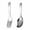 C, variant on Qiangzon Stainless Steel Spoon and Fork Set with Flat Bottom and Short Handle, Portable Cutlery Kit with Case for Travel, Picnics, and Lunch Box, Durable and Easy to Clean