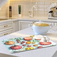 thumbnail image 6 of Yayeee Dish Drying Mat for Kitchen Counter 16"x18" Microfiber Absorbent Pad, Yellow Tomatoes, 6 of 7