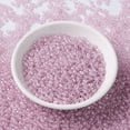 thumbnail image 4 of 1 Bottle MIYUKI Round Rocailles Beads Japanese Seed Beads (RR3503) Transparent Pale Orchid Luster 3mm Hole: 1mm about 422~455pcs/bottle, 4 of 5