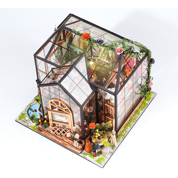 Robotime Poupées en Bois modèle Kits rénovation de Meubles - Kit de  Construction Woodcraft Green House Bricolage - Jouets éducatifs, Mini Maison  Miniature Diorama à la Main (Garden House) : : Jeux