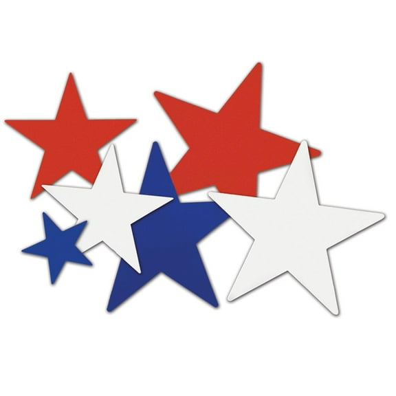 Patriotic Star Cutouts by Beistle Company
