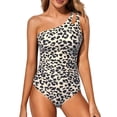 thumbnail image 6 of Top-kevin One Shoulder Swimsuit with Tummy Control & Keyhole Detail by Holipick, 6 of 13