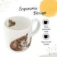 thumbnail image 4 of Royal Worcester Wrendale Design Bedtime Kisses 14 Ounce Bone China Mug - Foxes, 4 of 7