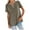 Yellow, variant on HONHUZH T Shirts,Women's Loose Short Sleeve T-shirt Round Neck Solid color Tops