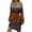 Brown, variant on Women's Casual Dress Long Sleeve Round Neck Color Block Loose Fit Comfortable Midi Dress for Spring Fall Everyday,Blue,L