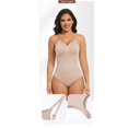 thumbnail image 4 of WCJM Beige Slims Shapewear Bodysuit Thong Or Brief: Sculpting Shaper Tank Top Shapewear Bodysuit: Snatched Waist Body Suit, 4 of 8