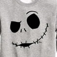 thumbnail image 3 of The Nightmare Before Christmas - Jack Face - Youth Crewneck Fleece Sweatshirt, 3 of 5