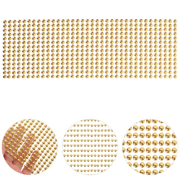 FUTUREORYY Pegatinas De Doradas Para Decorado Facial Y Maquillaje Con Auto Adhesivo