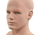 thumbnail image 2 of PVC Adult Male Mannequin Head Head head Wig Bust Professional Display stand Hat, 2 of 9