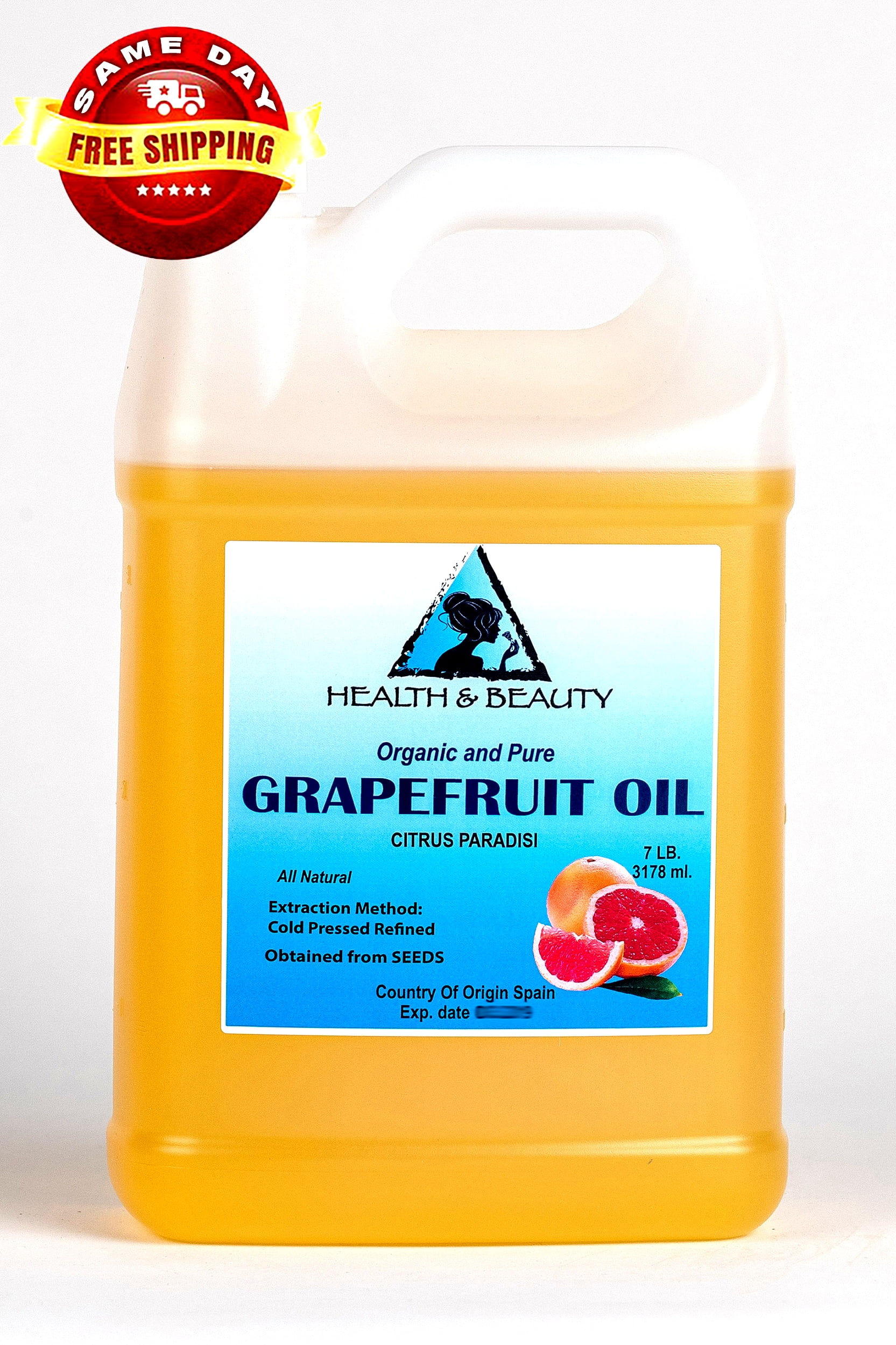 GRAPEFRUIT SEED OIL ORGANIC REFINED COLD PRESSED PREMIUM FRESH 100
