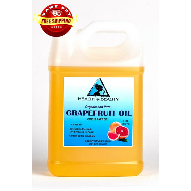GRAPEFRUIT SEED OIL ORGANIC REFINED COLD PRESSED PREMIUM FRESH 100