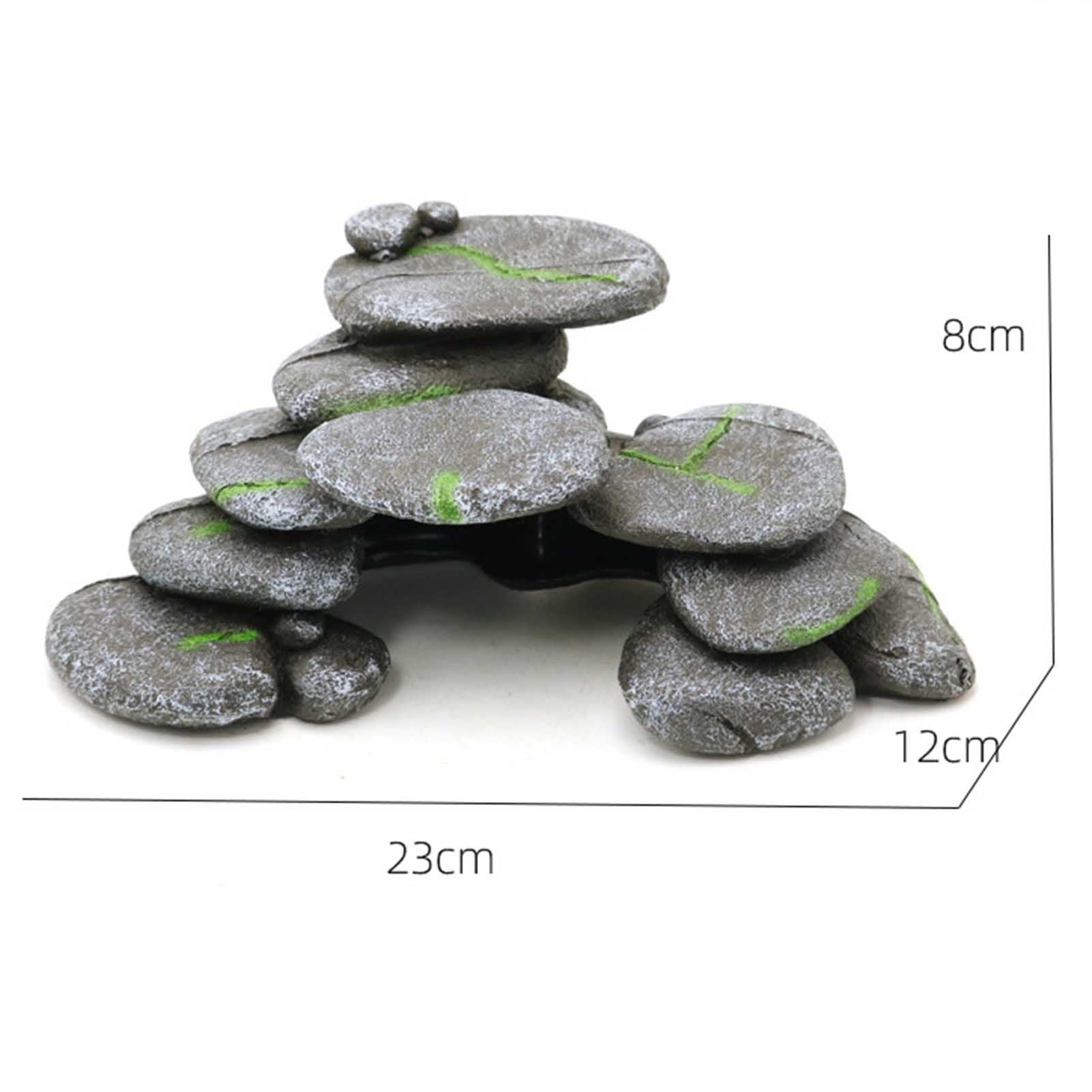 Fish Tank Aquarium Rocks For Fish Tank Underwater Landscape Aquarium Mountain View Ornament for Fish Shrimp Hiding Aquarium Ornament