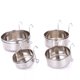 thumbnail image 5 of Herramientas de alimentación para mascotas de acero inoxidable duraderas, colgantes, jaula, taza, cuenco estacionario para perros y gatos, cuencos de agua y comida para viajes, 5 of 5