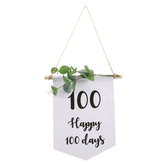 HAKIDZEL Baby 100 Days Banner Party Decoration Made of Oxford Cloth Assorted Color for