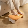 thumbnail image 4 of HLONKBlue Folding Toilet Stool with Non-Slip Design for Healthier Defecation Posture  Stackable and Multifunctional Bathroom Step Stool Yellow, 4 of 8