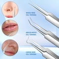 thumbnail image 4 of 7 Piece Set Blackhead Extraction, Stainless Steel Blackhead Remover, Professional Facial Blackhead Remover Tweezers, Blackhead Remover Tools kit, Blackhead Extractor Tool(1set), 4 of 8