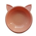 thumbnail image 2 of Happy Date Pet Food Bowl Cat Face Shape, Food and Water Non Slip Anti Skid Stackable Pet Puppy Dishes for Small Dogs and Cat, 2 of 7