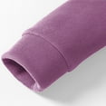 thumbnail image 5 of Baberdicy Lady Jacket Women's Fall and Winter Solid Color Zipper Thickened Double Polar Fleece Hooded Coat Plus Size Soft Comfort Fit Casual Coat Zip Casual Jacket Purple, 5 of 8