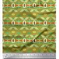 thumbnail image 1 of Soimoi polyester Crepe Fabric Geometric Southwestern Print Fabric by Yard 42 Inch Wide, 1 of 1