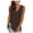 Coffee, variant on Mrat Slimming Tank Tops Women's Fashion Solid Loose Sleeveless V-Neck T-Shirt Pullover Tops Loose Tank Tops for Women S-505 Orange 5XL