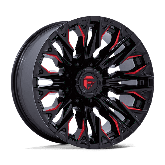 Fuel 1PC Cast Aluminum Wheel D823 20x9 8x170 G-BLK MILL C-RED 1mm, D82320901750