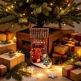 thumbnail image 5 of Jumbo 3D Christmas Stockings, Light‑up Christmas Stocking, Large Xmas Stocking with 3D Character Appliques & LED Lights, Vintage Hanging Gift Sack for Fireplace Mantel Home Holiday Decoration, 5 of 7