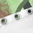 thumbnail image 4 of Mint Green Brown Gray Curtains,Geometry Circles Blackout Curtains for Bedroom Living Room,Gurnge Oil Painting Bedding,Geometric Darkening Curtains,Abstract Striped Lines Window Treatments,52"X84", 4 of 5