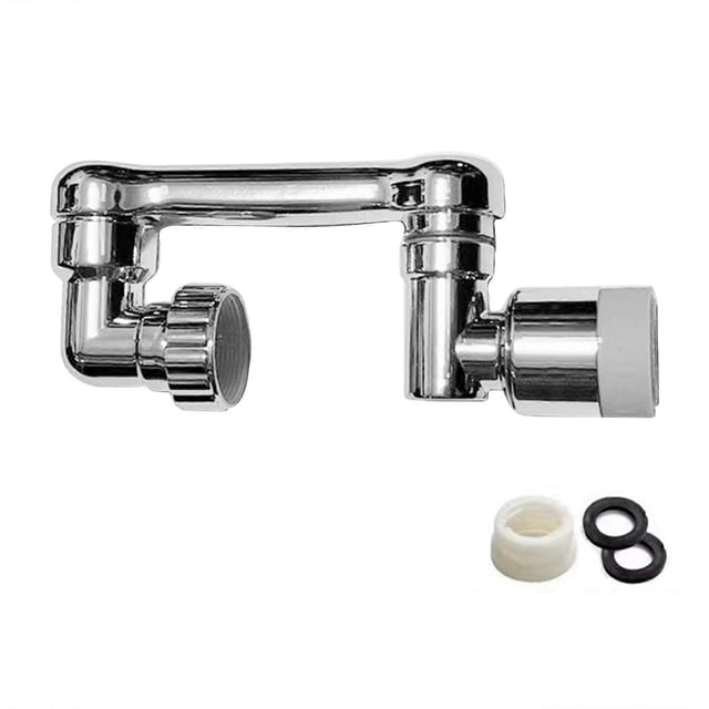 Robotic Arm Faucet Attachment Bathroom Water Tap Anti-Splash Water Saving Design for Rinsing Washing Filling