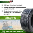 thumbnail image 2 of WANDA 215/35-12 Golf Cart ATV Tires 4 Ply 215/35x12 -Set 2 -14013, 2 of 5