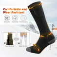 thumbnail image 2 of Rechargeable Electric Socks Unisex Battery Powered Heat Insulated Socks Kit for Hunting Skiing and Cold Feet 8.3" - 12.5", 2 of 5