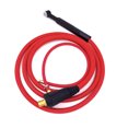thumbnail image 2 of WP-9 Cable de manguera roja Cables Soldaduras TIG Antorcha Conector rápido, 2 of 6