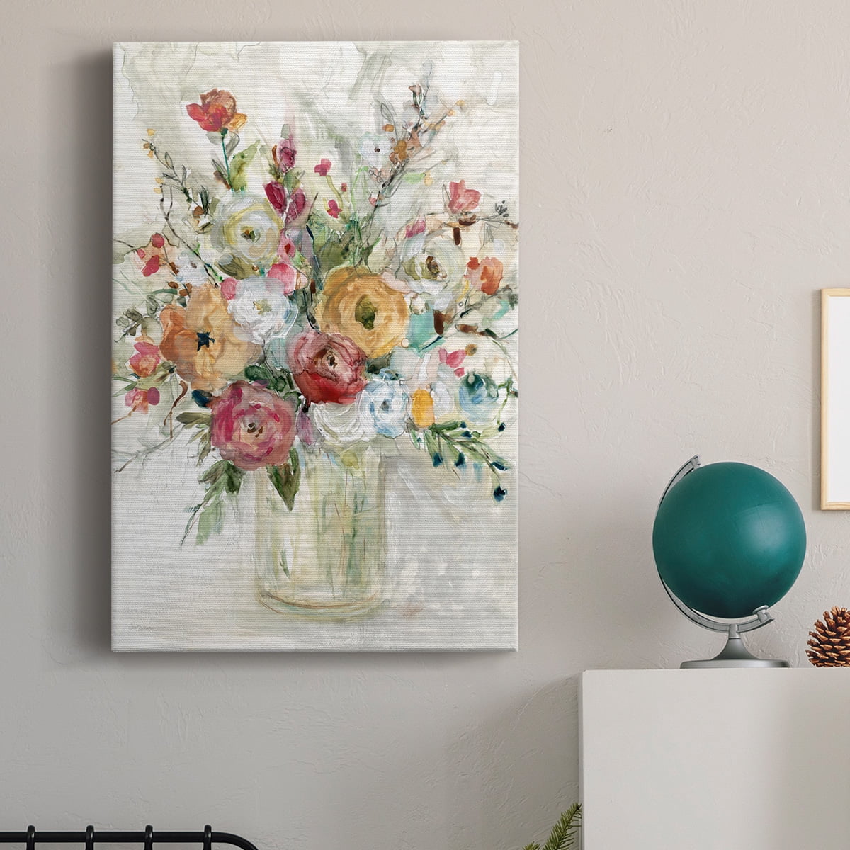 Contemporary Bouquet Premium Gallery Wrapped Canvas - Ready to Hang