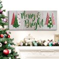 thumbnail image 2 of Merry & Bright Premium Gallery Wrapped Canvas - Ready to Hang, 2 of 9