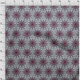 thumbnail image 3 of oneOone Cotton Flex Navy Blue Fabric Stripe|Hexagon & Circle Geometric Dress Material Fabric Print Fabric By The Yard 40 Inch Wide, 3 of 4