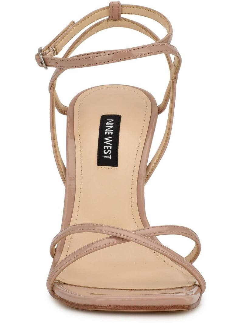 Nine West Womens Double Strappy High Pumps, Tidle Ankle Strap