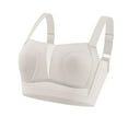 thumbnail image 4 of Women's Solid Color Lifting Gathering Bra with Blocking Design for Everyday Wear, 4 of 5