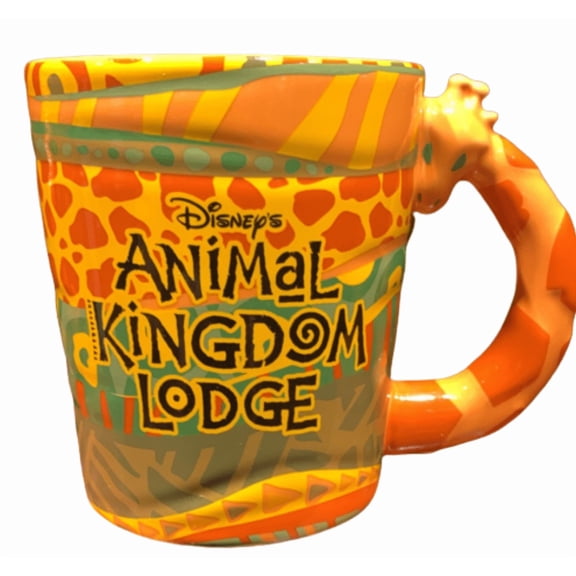 Disney Parks Animal Kingdom Lodge Prints Coffee Mug New