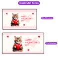 thumbnail image 5 of Happy Valentine's Day American Shorthair Brings Love Heart Desk Mat Full Keyboard Mouse Pad Cat Lover Kitten Owner Gifts Large Mousepad - 02028, 5 of 5