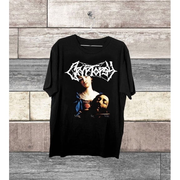 VINTAGE Cryptopsy New Black Shirt Black Cotton T-Shirt All sizes