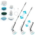 thumbnail image 1 of Horsepower Cleaning Brush With 7 Replaceable Brush Heads Removable For Short Handle For Bathroom Tub Tile Kitchen Window Shower Clean, 1 of 9