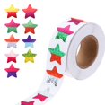 thumbnail image 1 of Uxcell 500Pcs Laser Dot Stickers Self-Adhesive Sparkly Stickers Glitter Foil Incentive Stickers for Reward Classroom Teacher Supply Envelope Birthday Package Decoration,Multi Color,1 Inch, 1 of 6