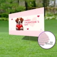thumbnail image 3 of Happy Valentine's Day Brittany Spaniel Brings Love Heart Yard Sign Brittany Dog Lover Gifts Idea Outdoor Home Lawn Garden Porch Decor - 02028, 3 of 5