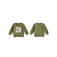 thumbnail image 2 of RUINIXCW Toddler Baby Boy Sweatshirts Big Brother Outfit Little Boy Kids Big Bro Letter Long Sleeve Crewneck Pullovers Spring Fall Winter Shirts Tops, 2 of 10