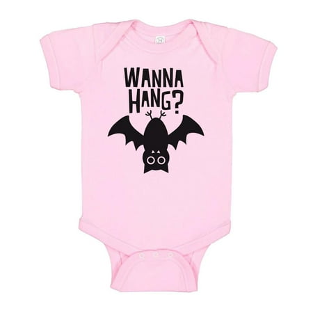 

Wanna Hang Baby Onesie Infant One Piece Bodysuit 18 Months Light Pink