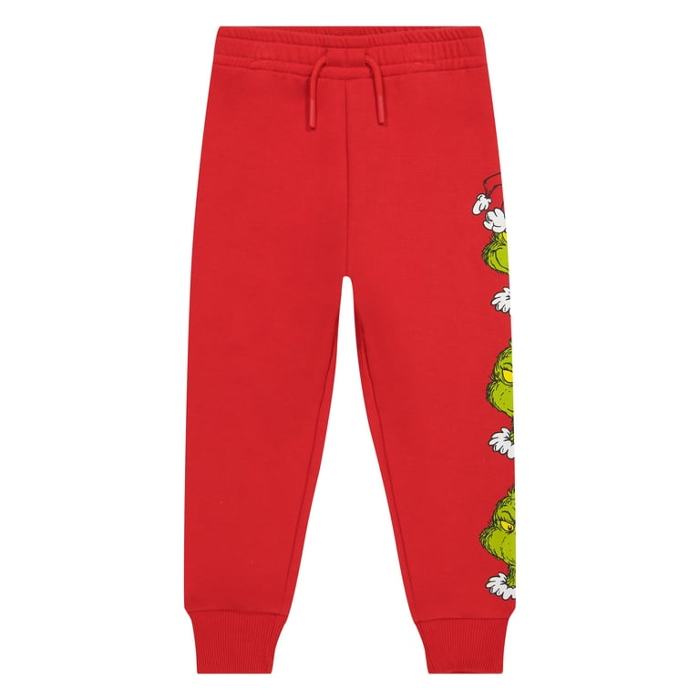 The Grinch Grinchmas Red Jogger Sweatpants Women's Small New