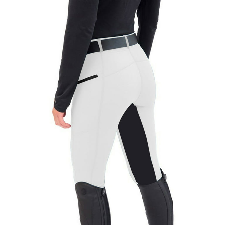 RTS Sportline Women's 44 White Wool Equestrian Breeches Pants Horse Rider