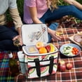 thumbnail image 5 of FORMRS Insulated Cooler Bag 24 Cans Capacity Soft Leakproof Lunch Box with Side Pockets, Cartoon Watermelon, 5 of 7