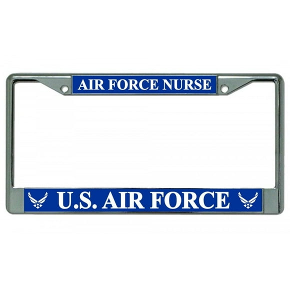 U.S. Air Force Nurse Photo License Plate Frame
